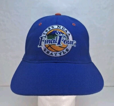 Boné vintage 1995 NCAA Final Four Seattle Snapback Starter amostra 7 1/8 - Imagem 1 de 4