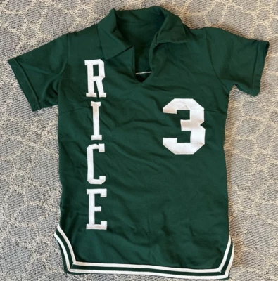 Camiseta deportiva pequeña Rawlings #3 de colección Rice High School para mujer Foto 1 de 4