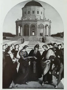 Ritaglio Illustrazione Foto Milano Raffaello Sposalizio della Vergine 1504 - Picture 1 of 1