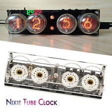 4-bits Glow Tube Nixie Clock QS30-1 Tube with Remote Control LED Backlight