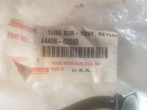 OEM Toyota 44406-02080 P/S Return Line Assembly - Picture 1 of 10