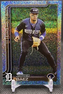 2025 Topps Series 2 JAVIER BAEZ Sandglitter Parallel! - Detroit Tigers - Picture 1 of 2