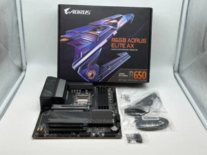 GIGABYTE B650 AORUS ELITE AX AM5 ATX AMD Motherboard READ - Zdjęcie 1 z 9