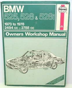 Haynes BMW 525, 528 & 528i 1973 bis 1978 Betriebsanleitung Werkstatthandbuch 760 1. Klasse - Bild 1 von 7