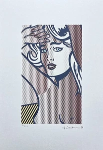 ROY LICHTENSTEIN - Nude with blue Hair - signed, numbered edition 50/150 - Picture 1 of 5