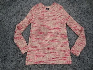 American Eagle Sweater Womens Small Pink Heather Acrylic Wool Knit Jegging * - Picture 1 of 11