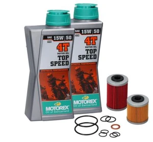 Juego de cambio de aceite kmx24 se adapta a KTM LC4 690 a partir de 12 filtros de aceite + Motorex TopSpeed 15W/50 - Imagen 1 de 1