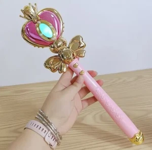Sailor Moon Spiral Heart Moon Rod Replica Nostalgic Moon Rod Anime Cosplay Wand - Picture 1 of 8