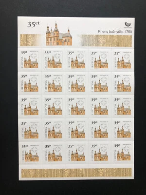 Lituania 2008 Mi 957I MNH hoja completa Foto 1 de 2