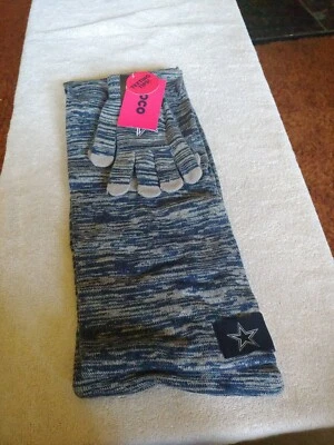 Juego de bufanda y guantes Dallas Cowboys mezcla de colores oficial NFL mezcla de colores Foto 1 de 4