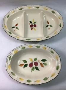 St.Michael - Damson-Oval Divided Serving Dish & Oval Dish - Serveware/Dinnerware - Picture 1 of 19