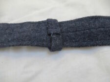 Vintage 1940s-50s Dutch army blue wool belt waist military off a jacket