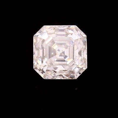 White D Color VVS1 Moissanite Asscher Cut Gemstone Lab Created Diamond 6x6 MM - Image 1 of 4