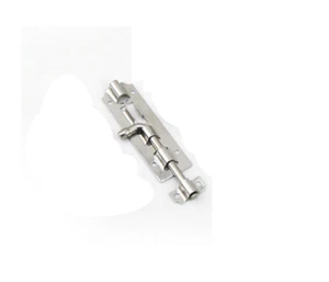 4 Inch Long Stainless Steel Door Latch Slide Lock Barrel Bolt 4 Pcs - Picture 1 of 3