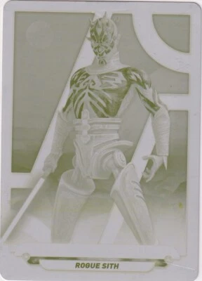 2017 Topps Star Wars Galactic Files Printing Plate ACW-3 Darth Maul 1/1 - Image 1 of 2