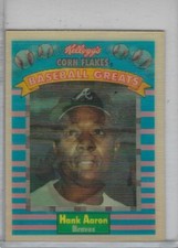 HANK AARON 1991 KELLOG'S BASEBALL GREATS SPORTFLICS #2