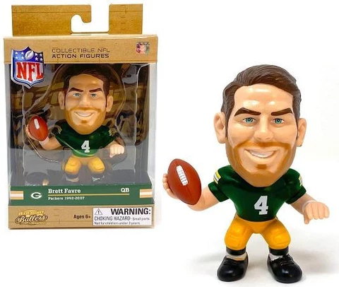 Brett Favre (Green Bay Packers) NFL Legends Big Shot Ballers 5" Figure Cover