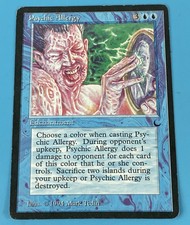 MTG Magic The Gathering Psychic Allergy The Dark English MP Moderate Play F Fine