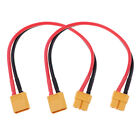 2Pcs Xt60 Male To Female Extension Cable 10/20/30Cm 12Awg Cable For Rc Car