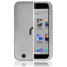 Skinomi Carbon Fiber Silver Tablet Skin And Lcd Guard For Barnes And Noble Nook Hd 7