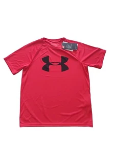 UNDER ARMOUR Camiseta deportiva roja niño talla suelta YXL 13 14 años NUEVA CON ETIQUETAS - Imagen 1 de 5
