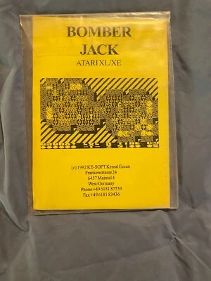 Bomber Jack Diskette Atari XL/XE NOS by KE-SOFT's - Image 1 of 2