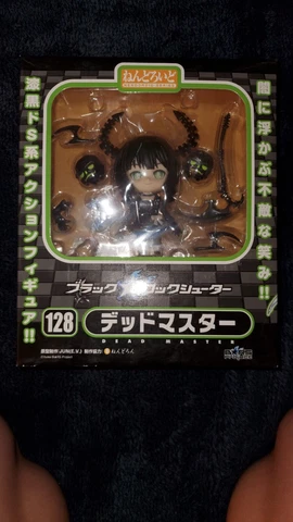 Dead master Nendoroid 128 Black Rock Shooter BRS Figure Good Smile 2010 Unopened Cover