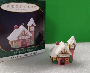 Hallmark Merry Miniature DEPOT Old English Village Collector's Series Ornament - Picture 1 of 4