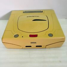 Sega Saturn HST-3220 Yellowed Console ONLY Japan Retro Video Game JUNK for parts