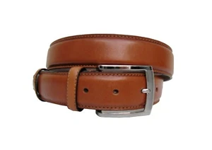 Mens Leather Belt Waistband 105cm Tan - Picture 1 of 7