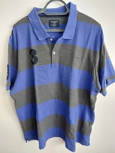 HACKETT LONDON 3XL BLUE / GREY POLO SHIRT VERY GOOD USED CONDITION - Picture 1 of 14
