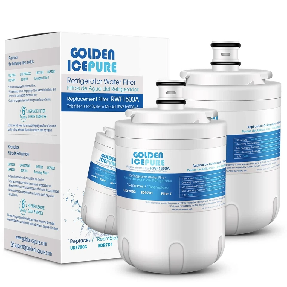RWF1600A Water Filter Fit for AS229CSBGB, UKF7002, EDR7D1, WF288, EFF-6014A - Image 1 of 4