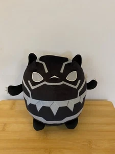 "Juguete de peluche Marvel Cuutopia Black Panther 7"" Squish de Mattel negro plateado" - Imagen 1 de 3