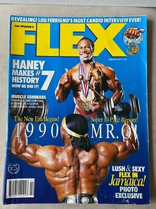 FLEX Bodybuilding Magazine February 1991 Cover Lee Haney Mr Olympia 9514* - Picture 1 of 4