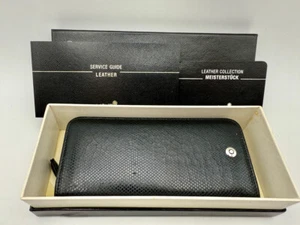 MONTBLANC MEISTERSTUCK BOHEME LEATHER 3 PEN ZIPPER POUCH CASE - Picture 1 of 11