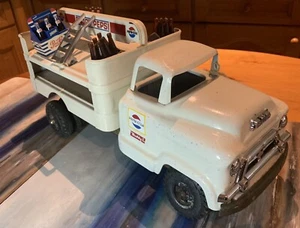Buddy L Pressed Steel Pepsi Cola GMC Delivery Truck Toy 1950s 15” 38cm - Picture 1 of 12