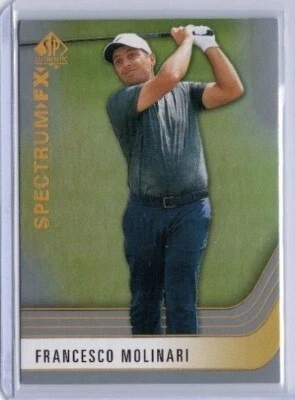 2021 Upper Deck SP Authenic Francesco Molinari Spectrum FX Unscratched Bounty - Image 1 of 2
