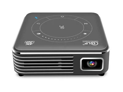 Portable MINI Projector Android 9.0 DLP 3D 4K Wifi Video Home theater 16GB/32GB - Image 1 of 4