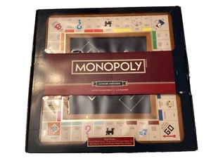  Winning Solutions Monopoly Brown  Gold Luxe Edition Wooden Board Game Hasbro - Picture 1 of 10