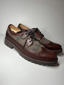 Zapatos para hombre MARK NASON Los Angeles NUEVO talla 12 M zapatos con suela marrón - Imagen 1 de 15