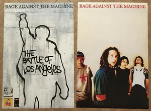 RAGE AGAINST THE MACHINE Rare 1999 DOUBLE SIDED PROMO POSTER 4 Battle CD 24x36 - Picture 1 of 1