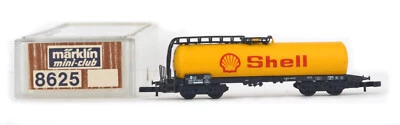 ONE MARKLIN Z Gauge 8625 German Federal Railroad DB Petroleum Oil Tank Car SHELL - Image 1 of 2