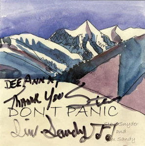 CD 1991, Steve Snyder And Jim Sandy - Don't Panic - VG, AUTOGRAPHED! - Imagen 1 de 5
