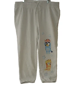 Disney Bluey & Friends Graphic Joggers Fleece Sweatpants Gray Adult Size 2X - Picture 1 of 6