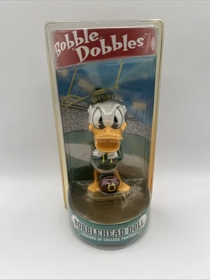 DONALD DUCK Oregon Ducks Vintage DISNEY Football Mascot Bobblehead NIB! - Image 1 of 4
