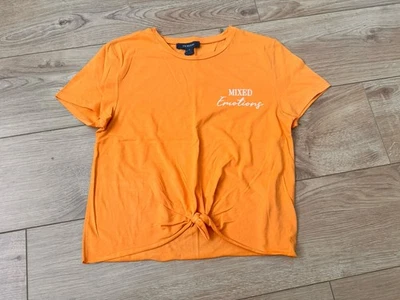 Ladies Orange T-shirts size small  10/12uk - Image 1 of 3
