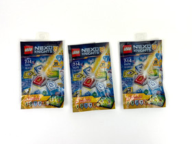 LEGO Nexo Knights 70372 Wave 1 Lot of 3 Sealed Bags 10 Pieces Each 2017 New