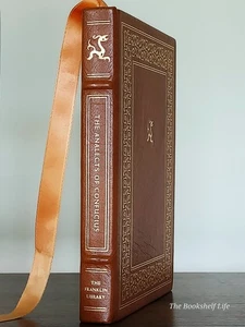 Franklin Library The Analects of Confucius FINE Leather Philosophy Classic Gold - Picture 1 of 14