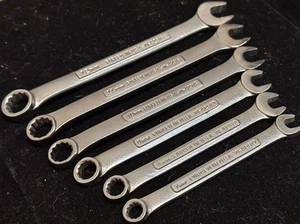 Craftsman Metric Wrench Set 6pc 8mm–13mm Combination Open Box End Hand Tools USA - Picture 1 of 12