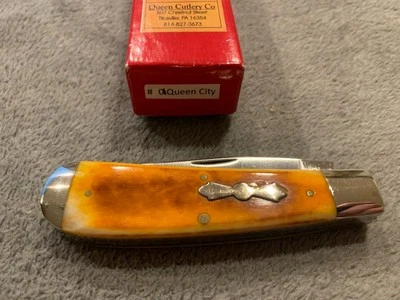 Queen City Sway Belly Trapper DFC 2-Blade 1/100 #01 Burnt Bone NIB - Image 1 of 4
